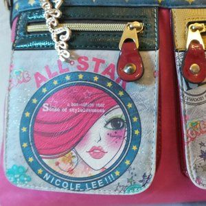 Nicole Lee Dome Handbag The Color of Flowers